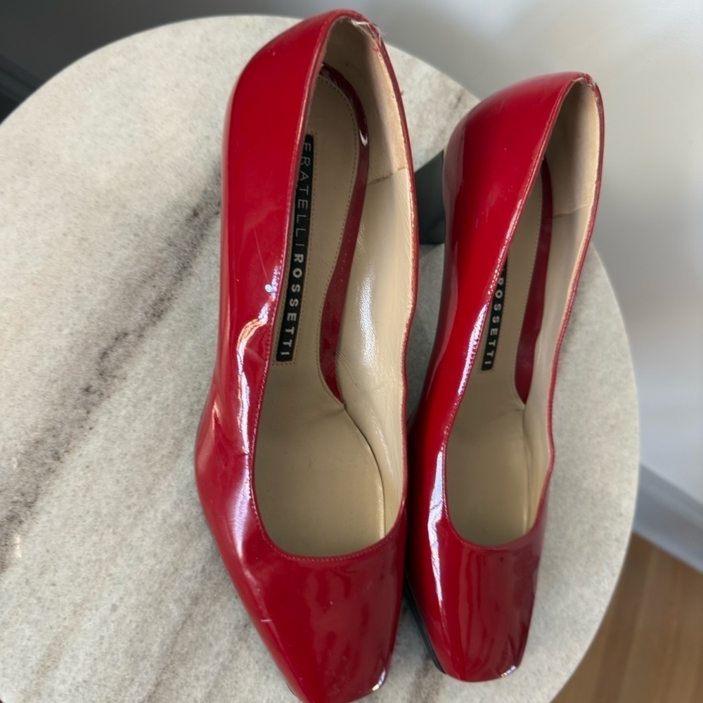 Fratelli Rossetti Block-heel Red shoes - Picture 7 of 11
